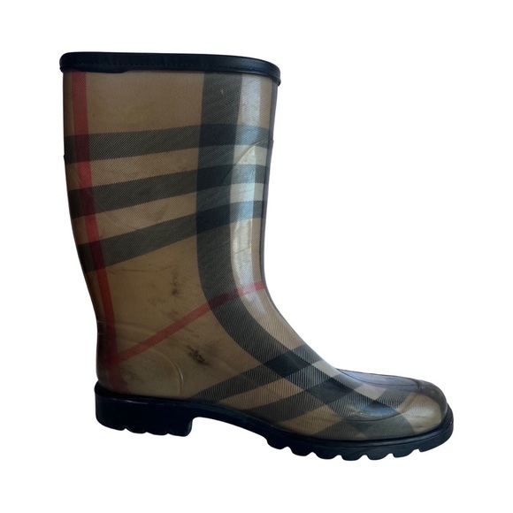 Burberry nova check rain boots size 38 - Picture 7 of 9